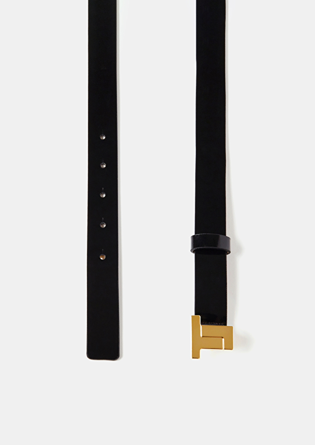 Ceinture 8 Bis mininoire en cuir