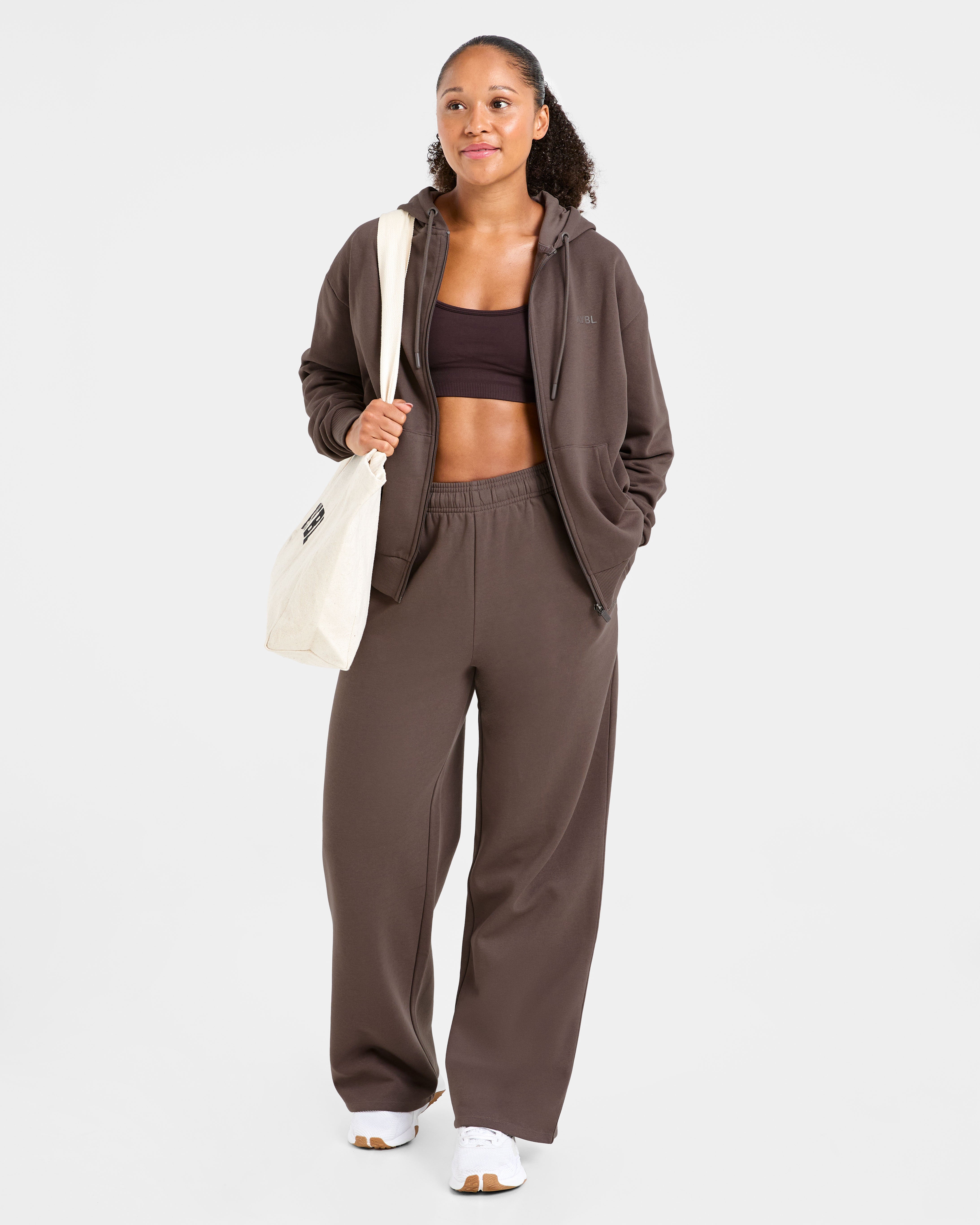 Lifestyle Oversized Zip Up Hoodie