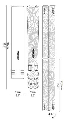 Kit de Protection Cadre Dyedbro Frame Maori Blanc