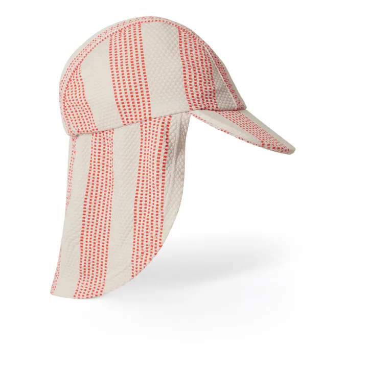 garbo&friends Casquette Anti-UV Rayée | Rose