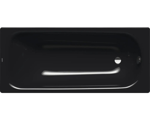 KALDEWEI SANIFORM PLUS 373-1 ligbad, 75 x 170 cm, glanzend zwart, 112600010701