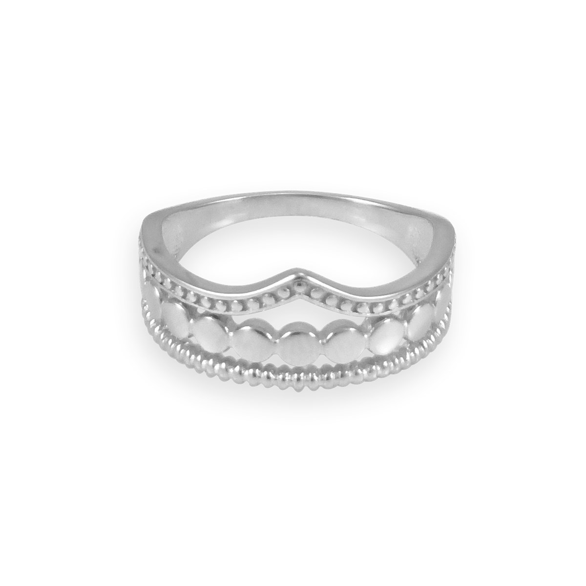 Bague en argent 925 rhodié