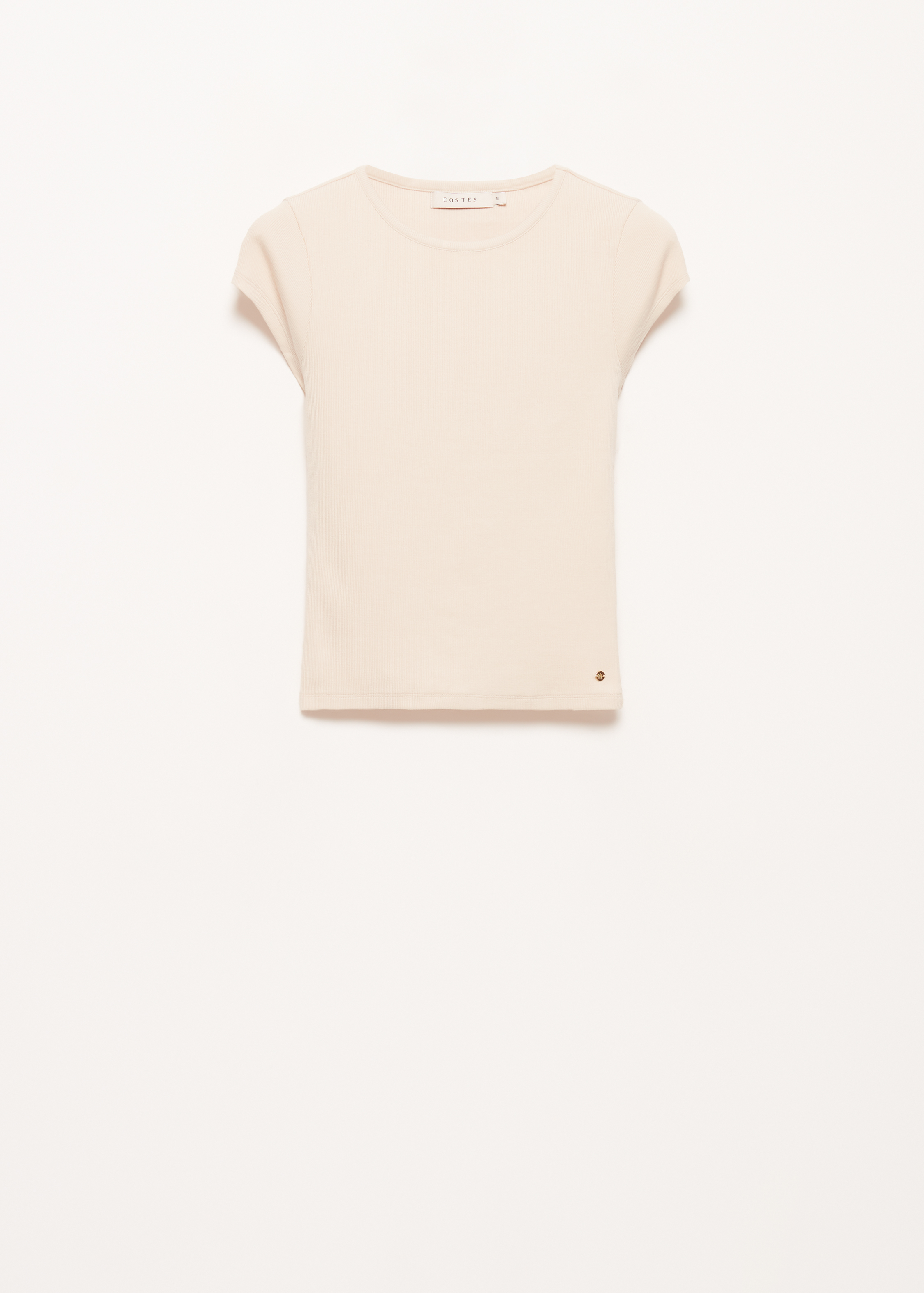 Top met ribstructuur