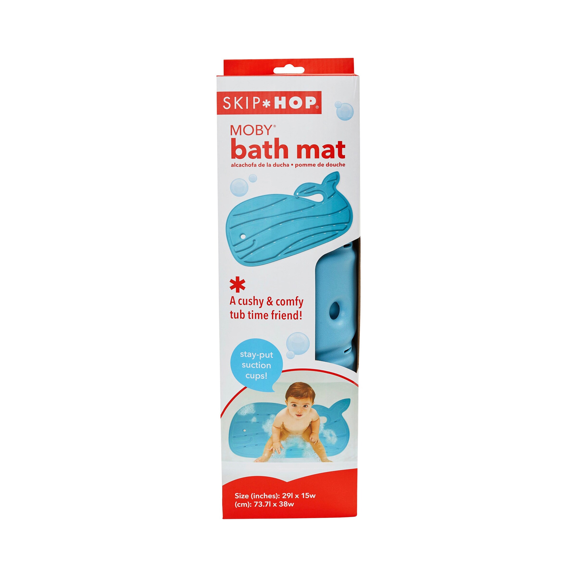 Skip Hop Badewannen-Matte Moby Antirutsch blau