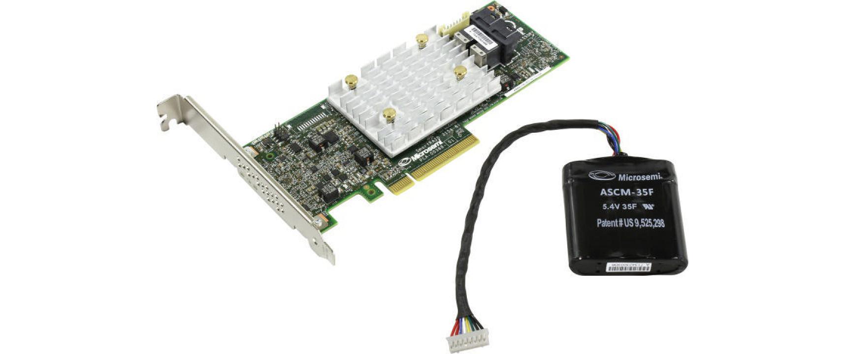 RAID-Controller 8 Port SATA3/SAS3 Smart-RAID 3154-8i<br>PCIe 3.0 SAS/SATA Hardware-RAID-Adapter mit 12 Gbps