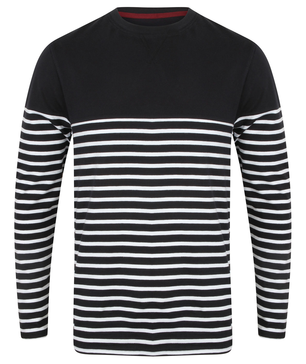 Front Row FR134 - T-shirt breton à manches longues