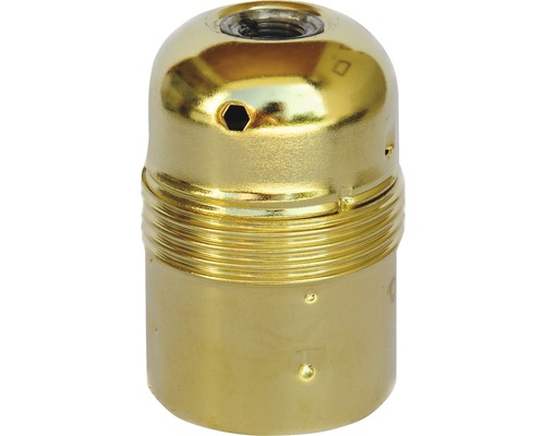 E27 metalen lamphouder met korte messing draad