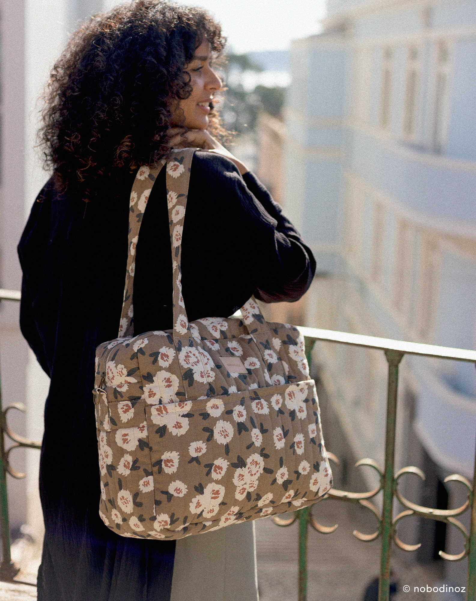 Sac à langer hyde park imperméable | Marron