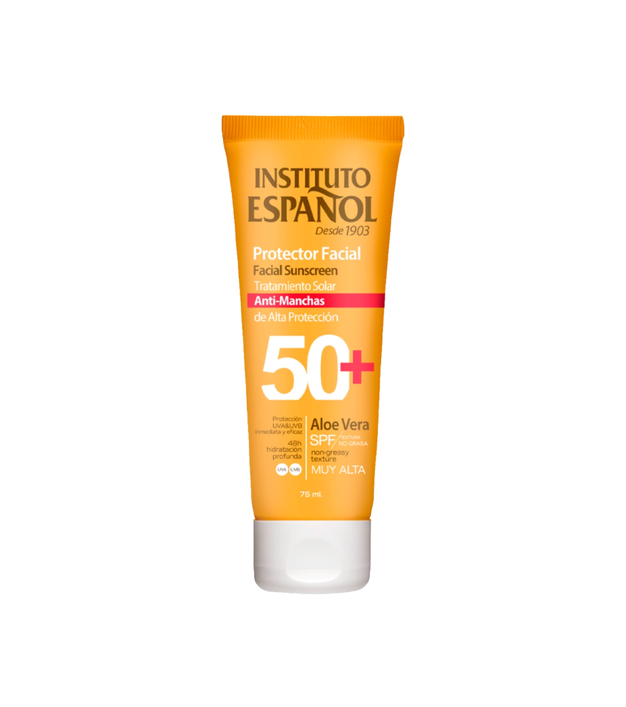 Instituto Español - Protetor solar facial FPS 50+ - Antimanchas