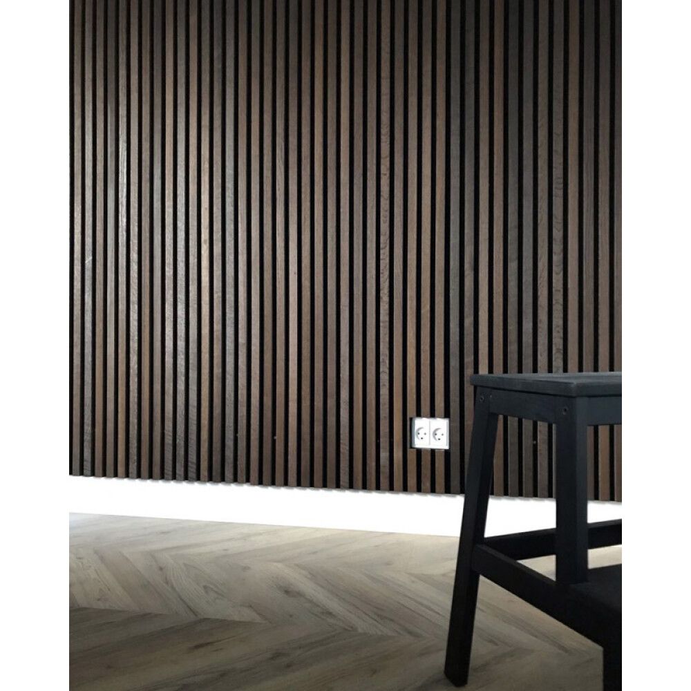 AKUSTIKKPANEL FIBROTECH UNIKA 25 SMOKED OAK 22X600X2440 MM