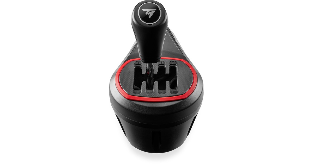 ThrustmasterTH8S Add-On gaming shifter  (Zwart/rood, Pc, PlayStation 4, PlayStation 5, Xbox Series X|S, Xbox One)