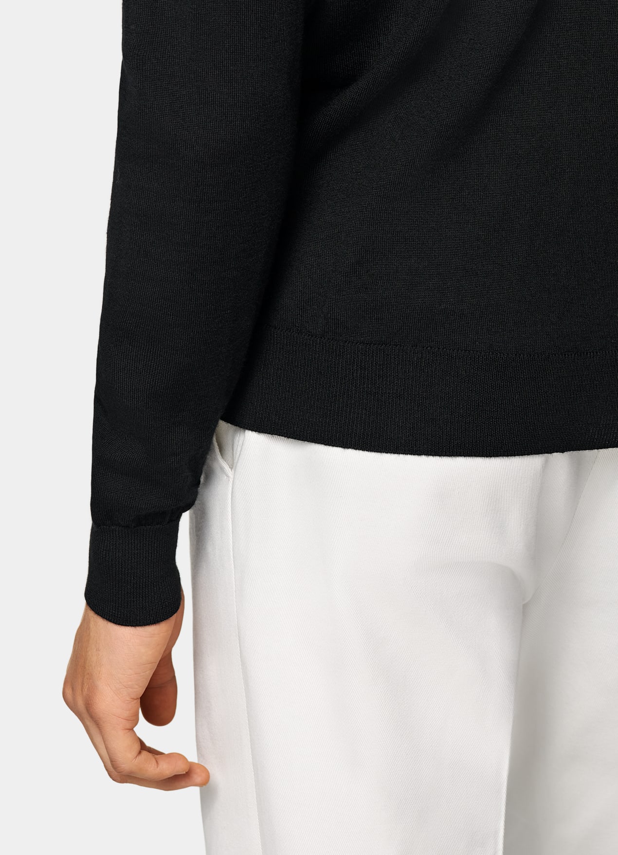 Cardigan zippé Merino noir