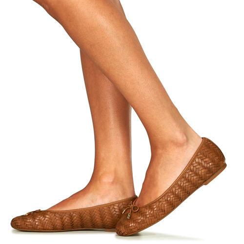 Lauren Ralph Lauren - JAYNA-FLATS-BALLET Cognac