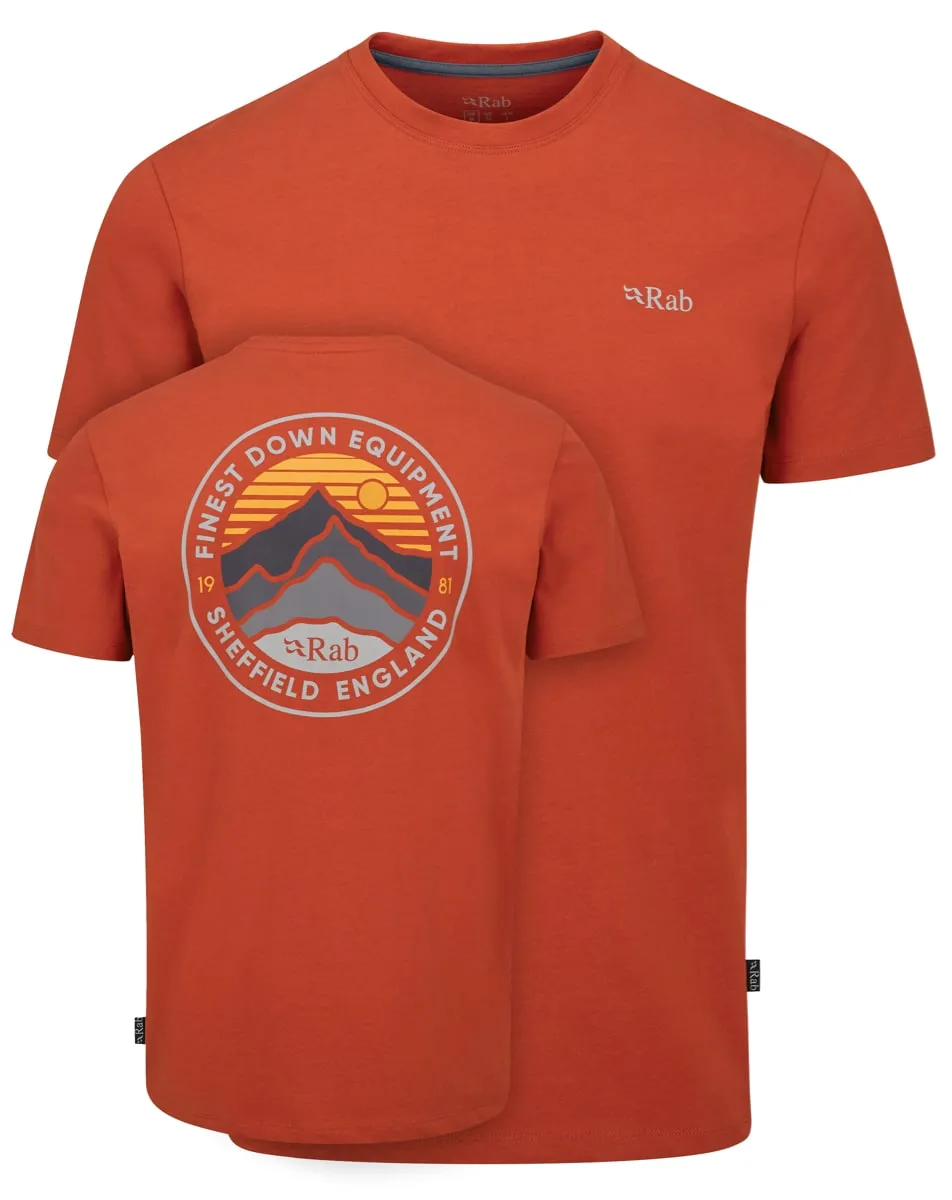 Rab Basecamp 3 Peak Tee Red Clay