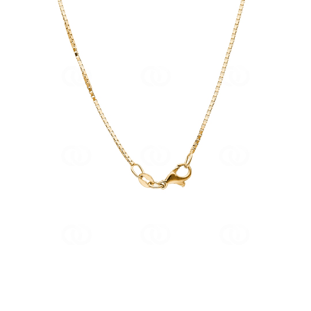 Venezianerkette diamantiert 750/18 K Gelbgold 1.0mm