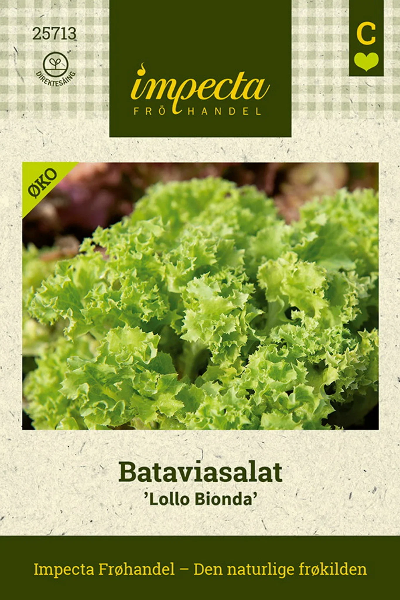 Lactuca sativa 'Lollo Bionda' Bataviasalat 'Lollo Bionda'