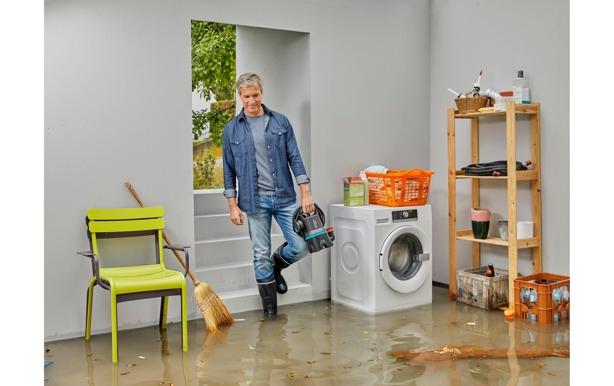 GARDENA Schmutzwasserpumpe »Gardena Schmutzwasserpumpe 9000«