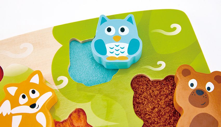 Hape Fühlpuzzle Waldtiere