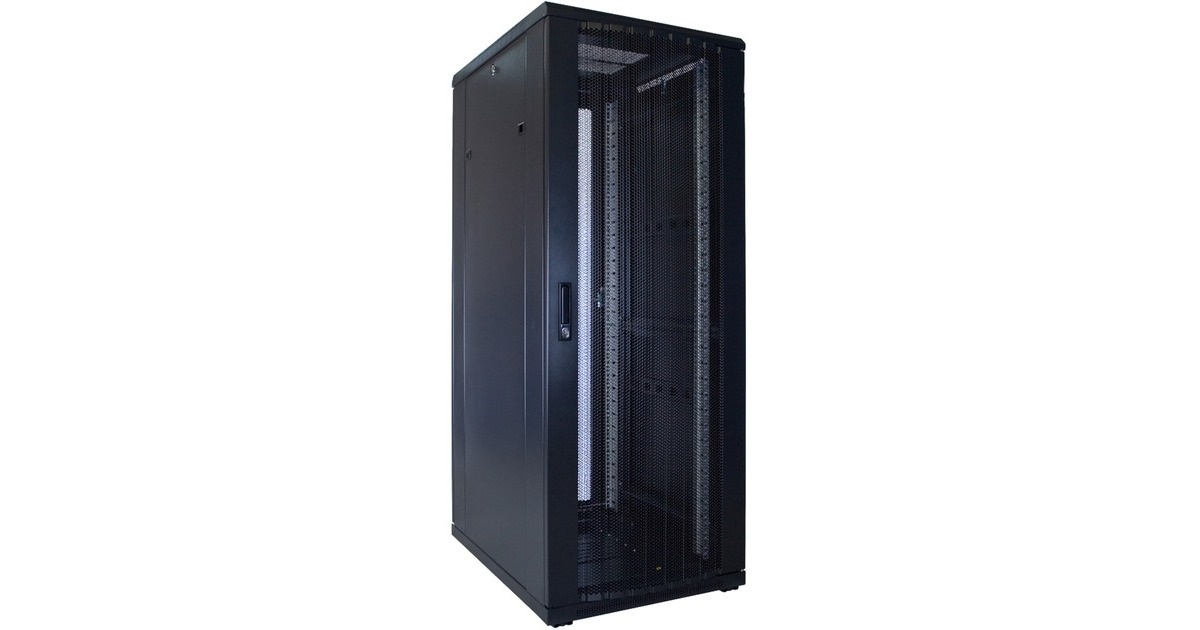 DSI32U serverkast met geperforeerde deur - DS6832PP server rack  (Zwart, 600 x 800 x 1600mm)
