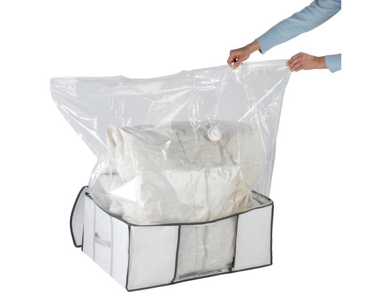 Wenko Vakuum-Tasche Soft Box L 65 cm x 25 cm, 1 Stück Vakuum Box