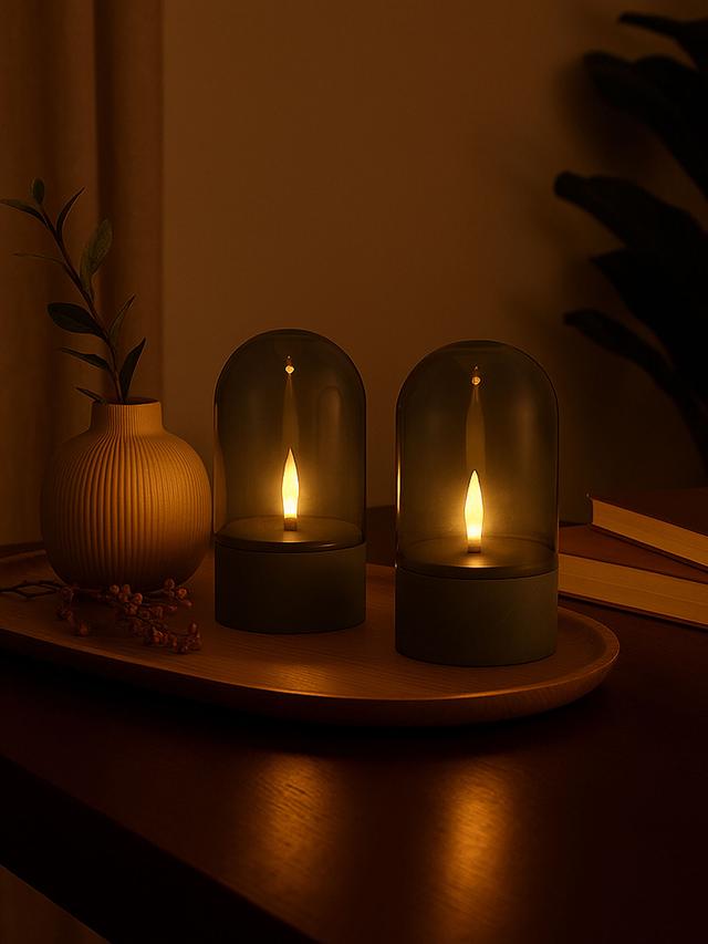 Illusion LED Kerzenlicht, 2er-Set