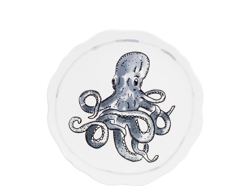 Bord ø15cm Octopus