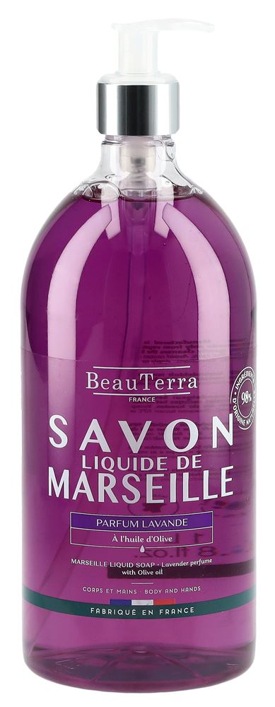BEAUTERRA Flüssigseife Marseille liq Lavendel Fl 1000 ml