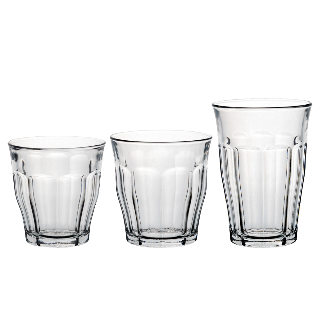 Le Picardie® - Set mixte 18 verres 25cl, 31cl, 36cl