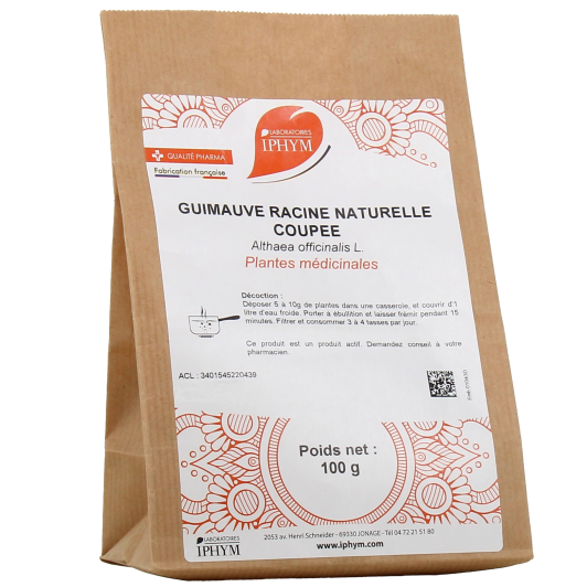 Iphym Guimauve Racine Naturelle Coupée
