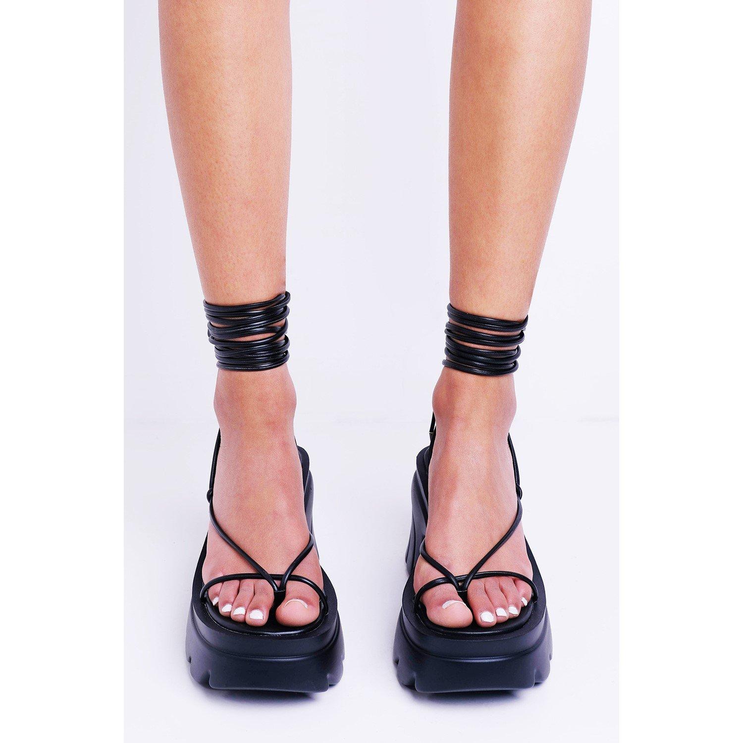 Chic Leg Tie Sandal Ld99