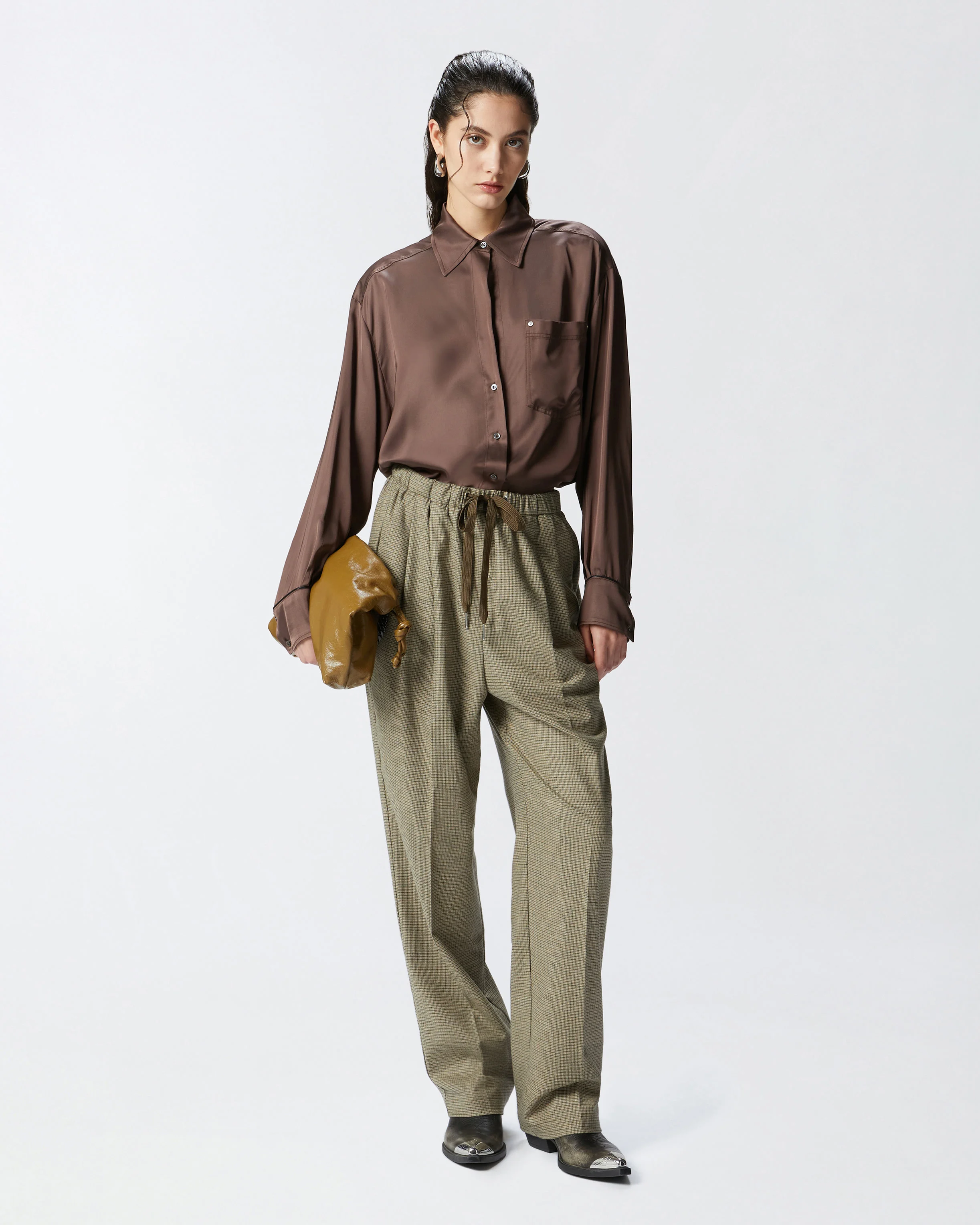 Chemise à décolleté plongeant | Multicolore