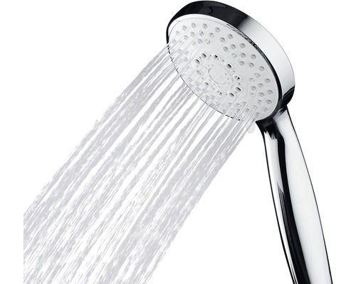 AVITAL ADDA eco handdouche, waterbesparend, Ø 9,5 cm, chroom/grijs