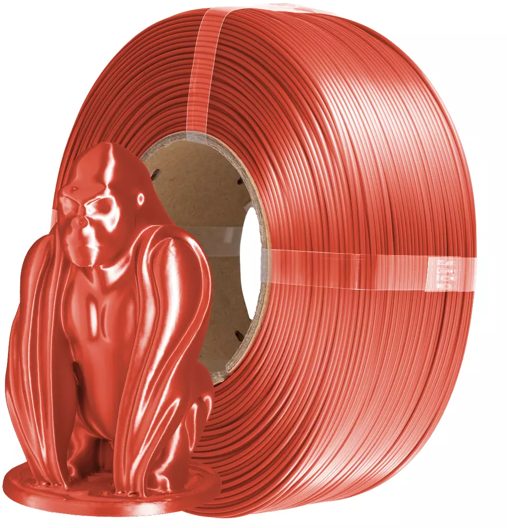 AzureFilm  PLA Silk Refill Cherry Gloss, 1,75 mm / 1000 g    Hochwertiges Filament mit Silk-Effekt in Cherry Gloss, ohne Spule