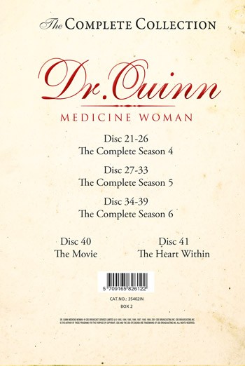 DR.QUINN MEDICINE WOMAN COLLECTION BOX 2 DVD - SEASON 4-5-6 AND MOVIES