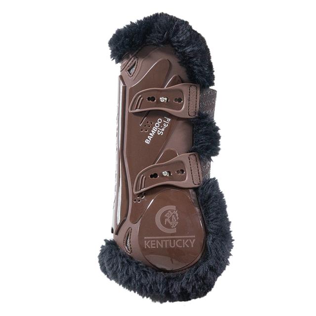 Peesbeschermers Kentucky Vegan Wol Bamboo Elastic Bruin-zwart