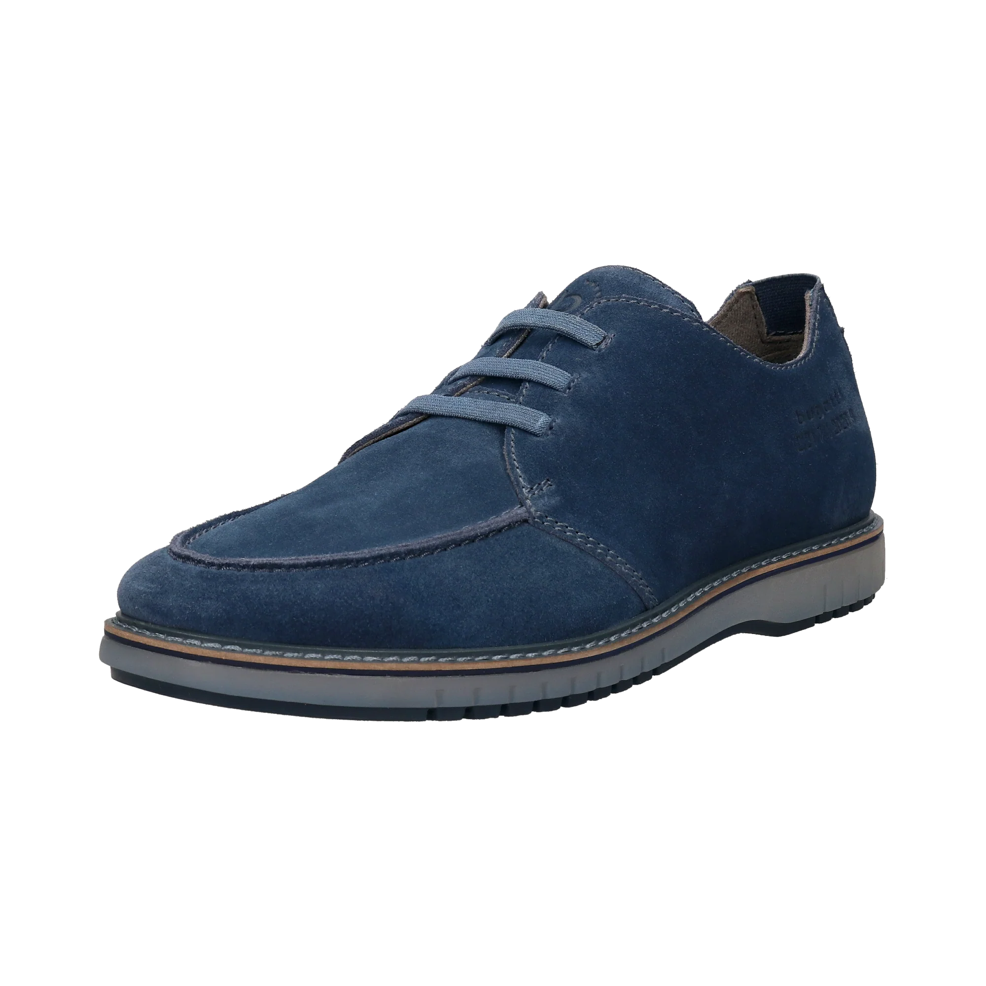 Leder Schnürer blau