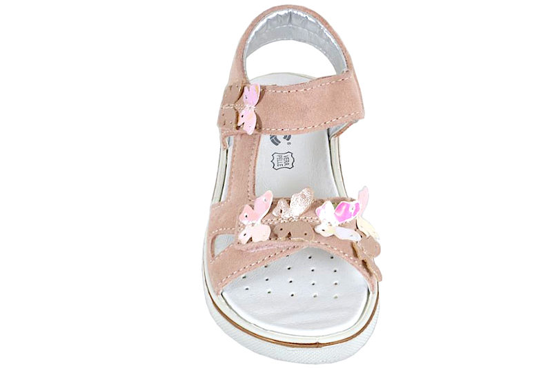 IMAC SANDAL I ROSA RUSKIND MED SOMMERFUGLE
