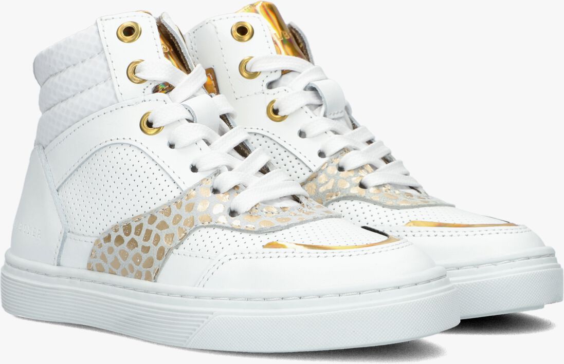 BULLBOXER witte bullboxer lage sneakers aop508
