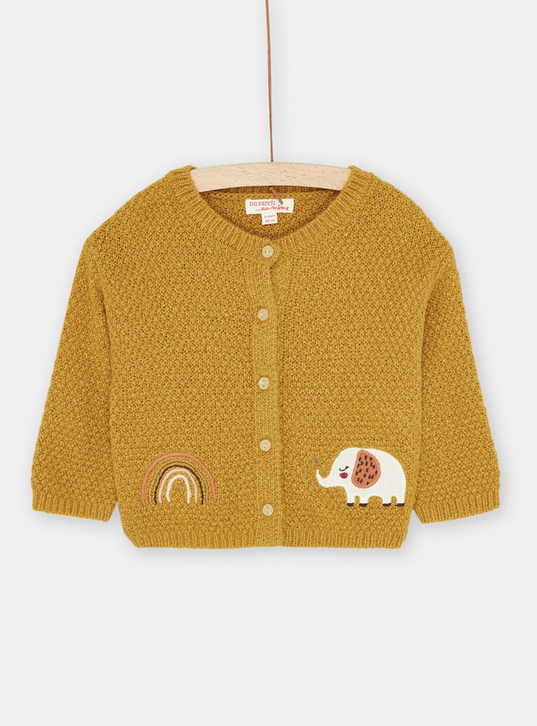Gilet jaune à manches longues
