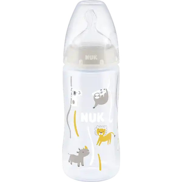 First Choice+ Babyflasche mit Temperature Control, 6-18 Monate, beige