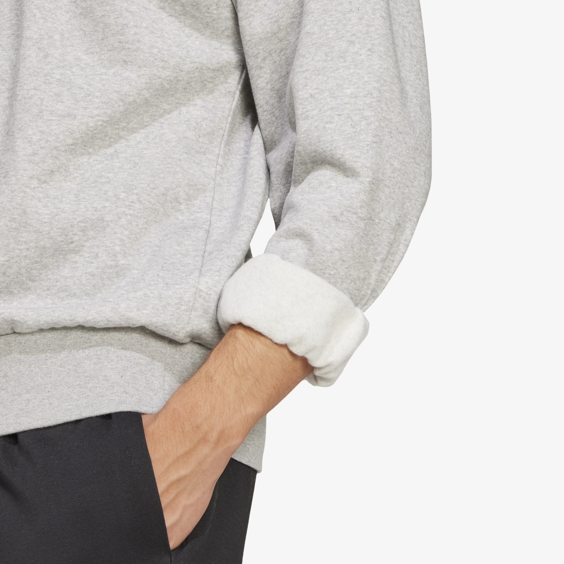 adidas Essentials Feelcozy Herren Hoodies & Sweater grau