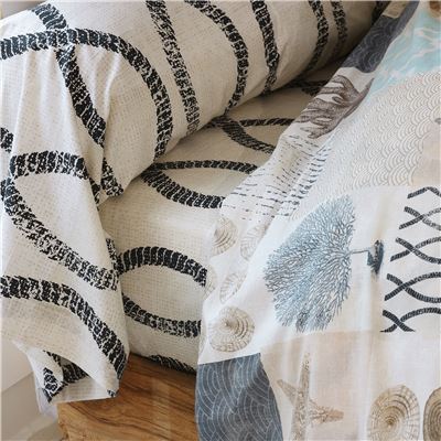 Linge de lit patchwork trésors des mers