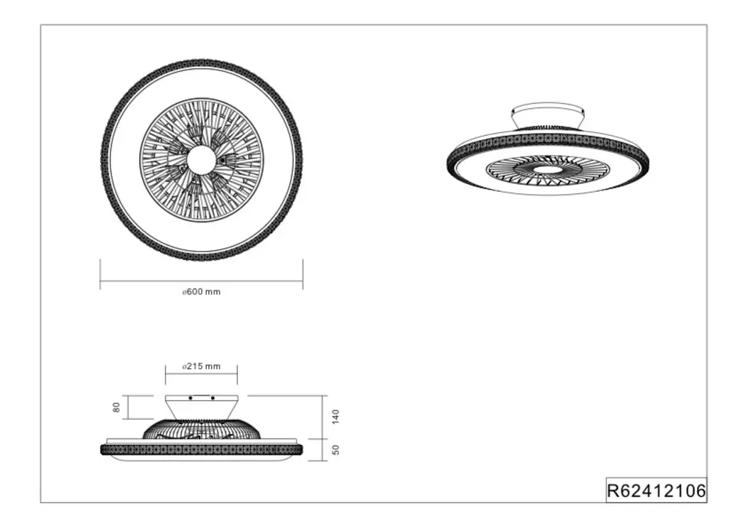 Deckenventilator Harstadt