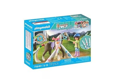 Playmobil 71640 Horses of Waterfall Byggesett Vaskbart Hest Sett