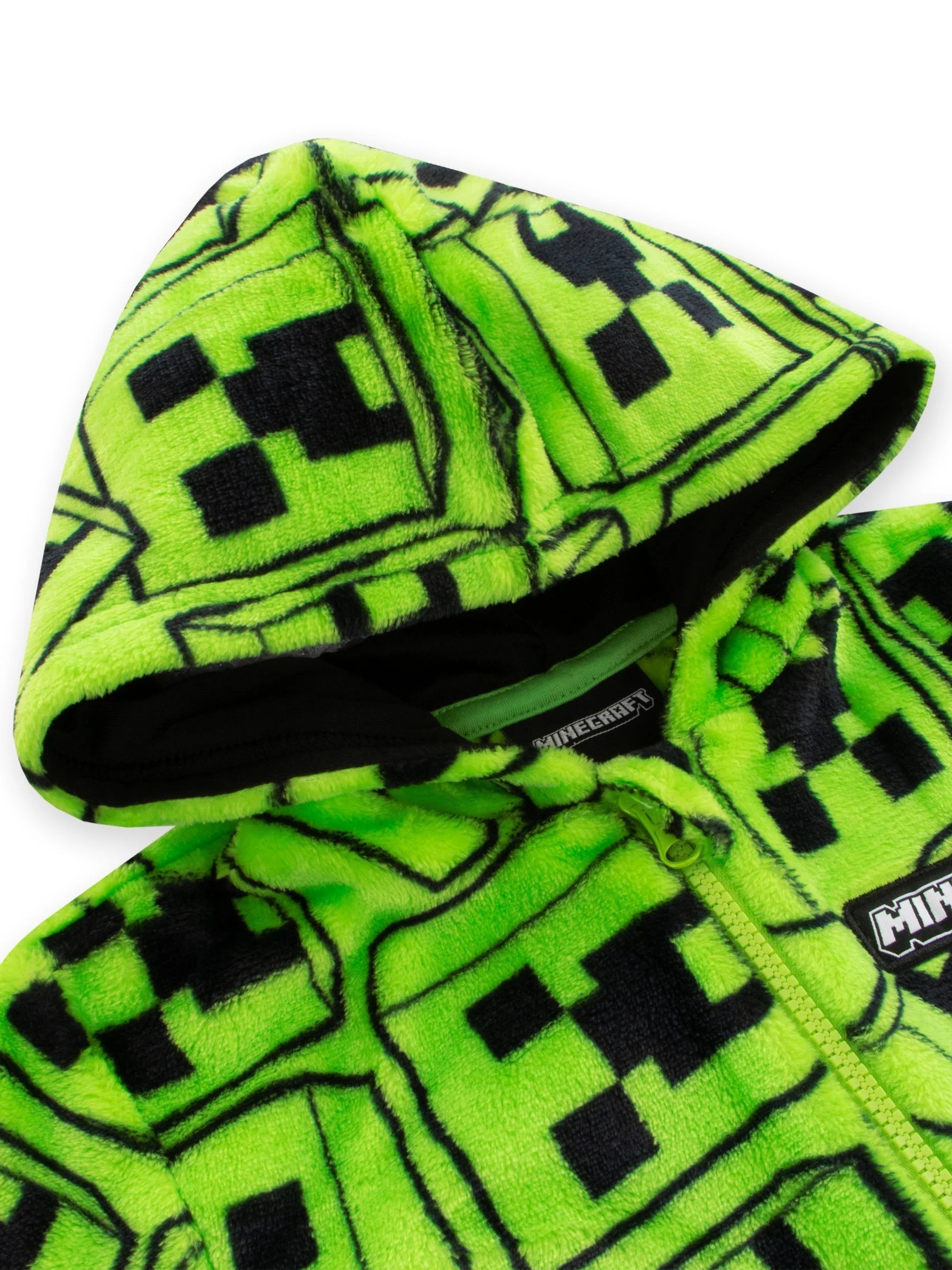 Personage Minecraft Creeper gaming fleece all-in-one pyjama