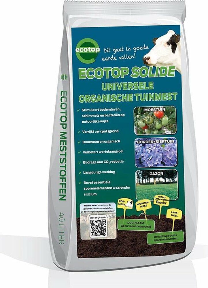Ecotop Solide - Universele Organische Tuinmest - 45 Liter