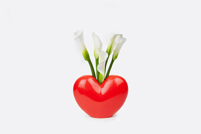 Doiy  Love vase - rød