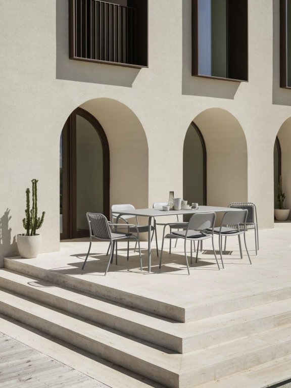 Blomus Yua Wire tuinstoel Granite Grey