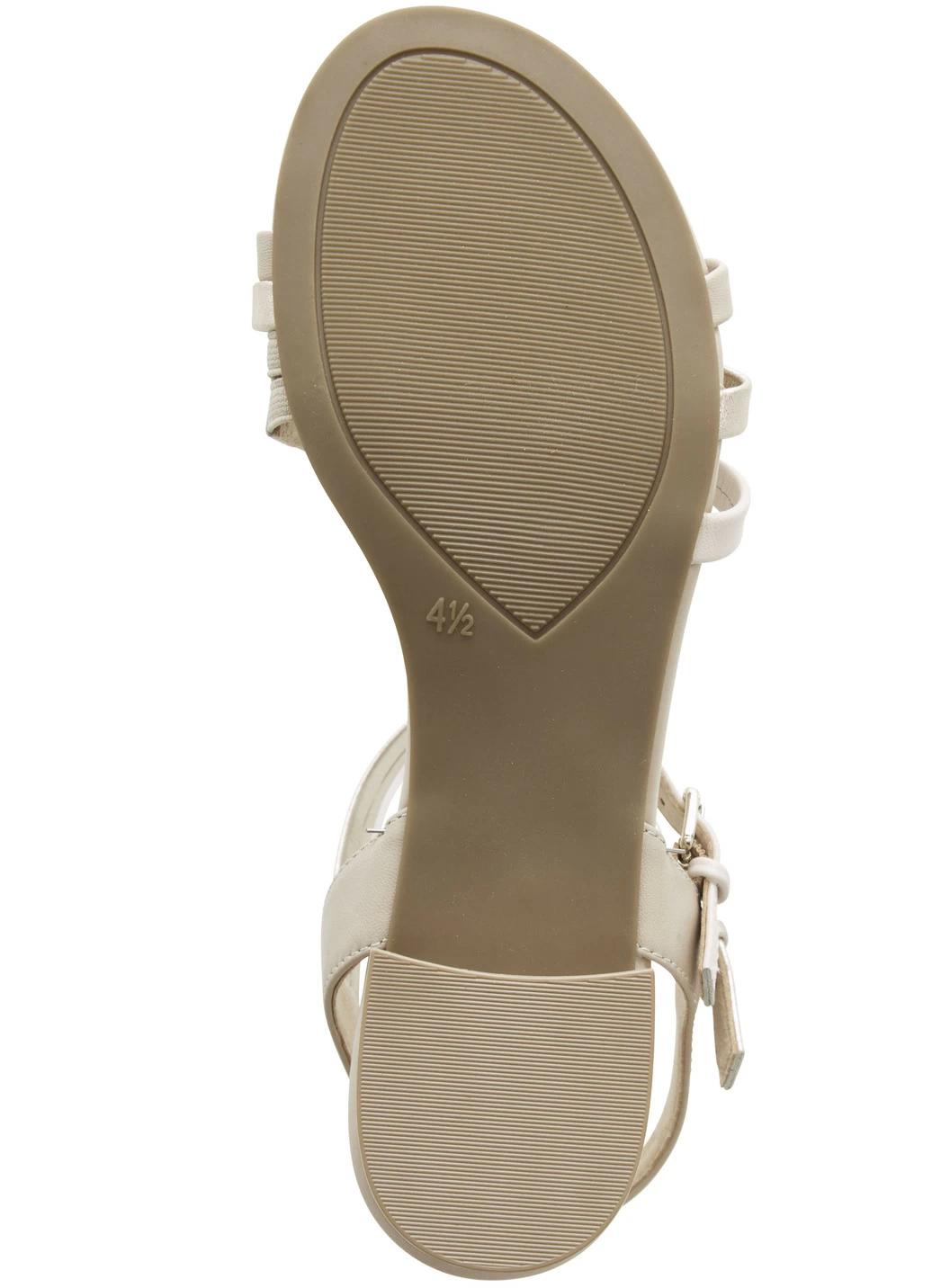 Caprice Sandalette aus teilweise metallisiertem Nappaleder