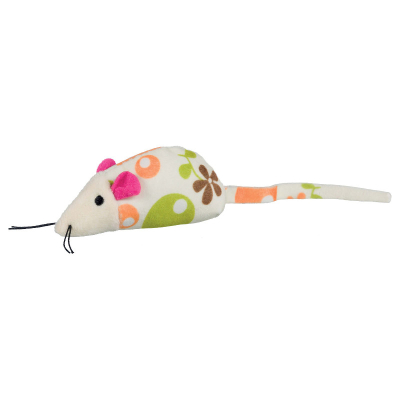 Trixie Maus/Fische Plüsch/Stoff 9-12cm